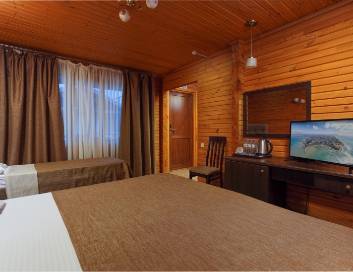 Коттедж 2-местный с дополнительным местом кровать - Курортный отель «Славянка»